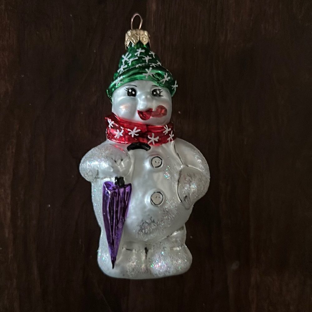 Christopher Radko 1996 Snowman Exclusive Starlight Members Ornament
